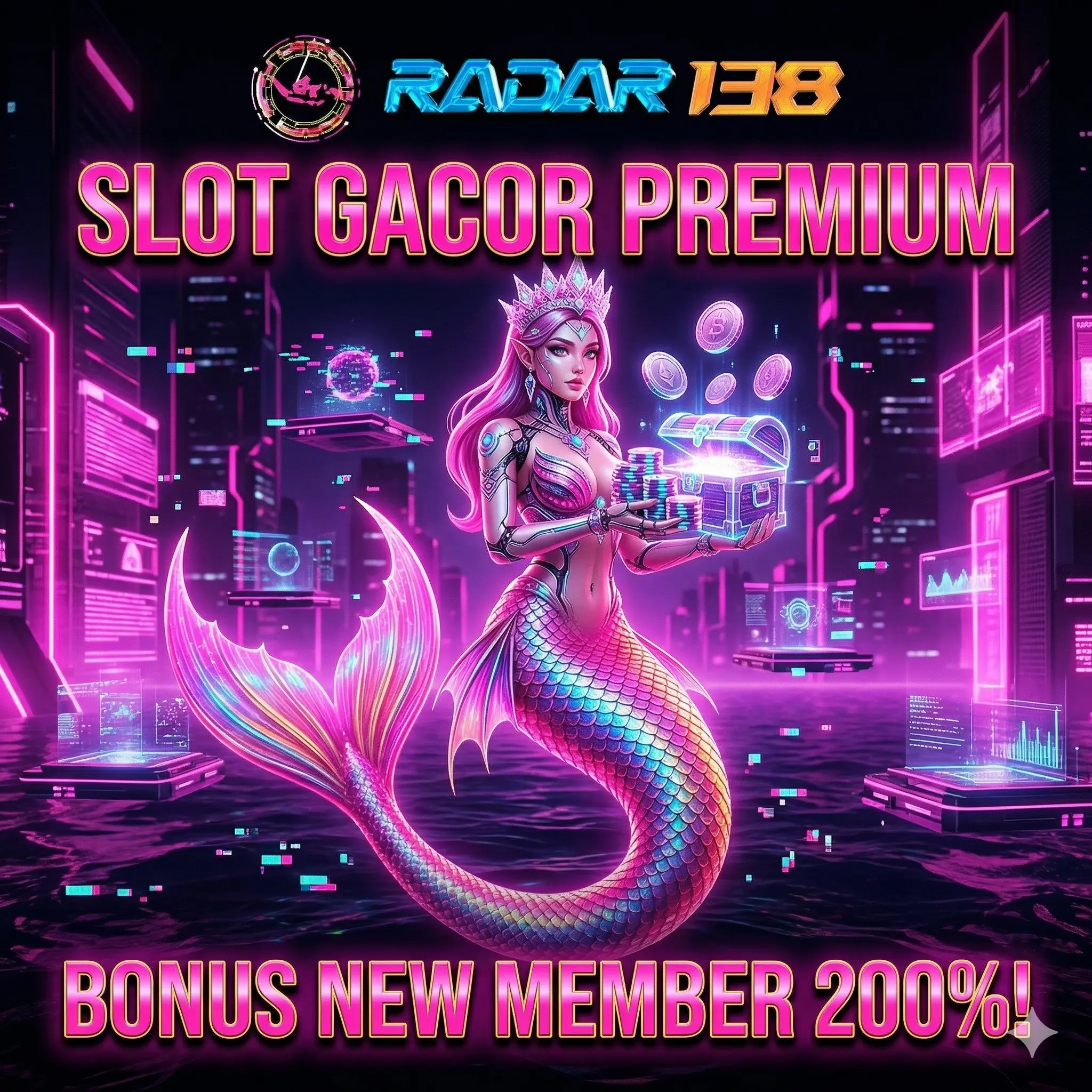 May include: A stylized fox logo design featuring a fox head wearing a black hoodie with pink accents. The fox has glowing white eyes and a pink nose. The text "premium logo" is displayed in pink.